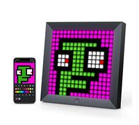 Divoom Pixoo Pixel Art Digital Photo Frame LED Panel-16X16 Retro RGB LED Display Wall Light for Home Decor, DIY Pixel Art Animation, Smart App Control, Kawaii Decoration Accessories for PC Gaming Room