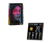 Divoom Times Frame 10.1" Transparent WiFi Digital Photo Frame and Pixoo WiFi Pixel Cloud Digital Frame
