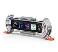 Divoom Times Gate Pixel Art Informative Display,WIFI 5pcs 128 * 128 IPS Screen,LED Digital Clock Lights