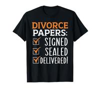 Divorce Papers : Signed Sealed Delivered Wedding Divorce Value Graphic T-Shirt