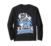 Divorce Party Cool Ex Man Finally Divorced Men Long Sleeve T-Shirt