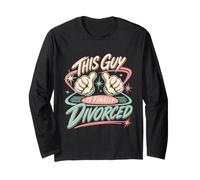 Divorce Party Cool Ex Man Finally Divorced Men Long Sleeve T-Shirt