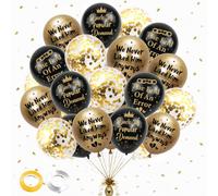 Divorce Party Decorations Balloons Set - 40 Pcs Black and Gold Set We Never Liked Him Anyways The End Of An Error Back By Popular Demand for Freedom Single AF Party Supplies
