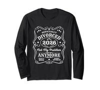 Divorced 2026 Vintage Divorce Party Divorcee Tee Long Sleeve T-Shirt
