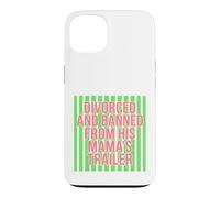 Divorced and Banned From His Mamas Trailer Funny Divorce Case for iPhone 13