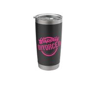 Divorced Design for Divorce Party - Happily Divorced Stainless Steel Insulated Tumbler