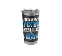 Divorced Husband Funny ex-Wife Stainless Steel Insulated Tumbler