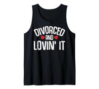 Divorced & Lovin' It Funny Divorce Party Divorcee Men Women Tank Top