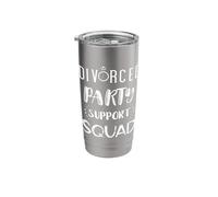 Divorced Party Support Squad Celebration Happily Divorced Stainless Steel Insulated Tumbler