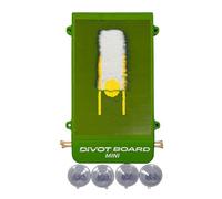 Divot Board Mini Golf Training Aid - Patented Compact Swing Trainer & Impact Return Mat - Improves Hitting Quality and Low Point Control - Training Tool
