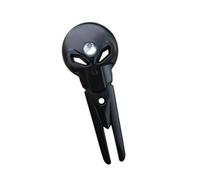 Divot Fork for Green Care, Two-Prong Metal Skull Design with Compact Carry Profile for Golfers on Course Play Golf Divot Fork Golf Green Care Two Prong Turf Skull Compact Carry Course Golfers