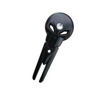Divot Fork for Green Care, Two-Prong Metal Skull Design with Compact Carry Profile for Golfers on Course Play Golf Divot Fork Golf Green Care Two Prong Turf Skull Compact Carry Course Golfers