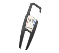 Divot Repair Tool Foldable - Metal Golf Step Marker Fixer with Button | Golf Ball Marker Included | Durable Cleaner Accessory | Gift for Men Fe