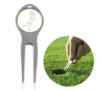 Divot Repair Tool, Removable Marker Course Divot Tool Golf Metal Golf Divot Repair Tool Mark the Position of the Ball and Repair The Turf on The Green Golf Accessories