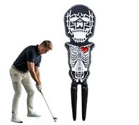 Divot Repair Tool - Skull Shape Ball Marker | Zinc Alloy Fork Accessories Portable Golfing Supplies for Green Turf Court Collector