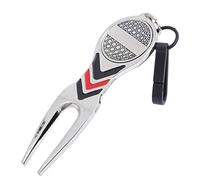Divot Tool Repair Tine | Aluminum Alloy Multi Tool with Adhesive Ball Marker & Line Drawing Template | Portable & Lightweight for Players/Turf Care/Sports Accessories