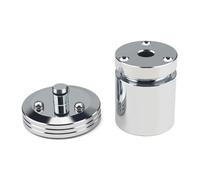 divuukyi 1pc/2pcs/4pcs Silver Aluminum Alloy Loudspeaker Feet Nails Removable Slip Resistant Pad For Enhancing Sound