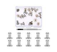 divuukyi 4MM 7MM 8MM Round Head Button Studs For Leather Metal Screws Spikes And Studs For Clothing Shoe Belt Bag Decoration