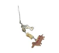 divuukyi Lovely Dachshund Dog Charm Phone Chain Trendsetting Sausage Dog Phone Chain Lanyard for Adding Personality to Devices