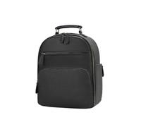 Divvia Camera Backpack Classic PU Leather for DSLR, Professional Camera Bag for Photographers with 11 Inch Pad/Tablet Compartment Small 10L Black, Black, 10L US, Minimalist