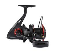 Diwa Spinning Fishing Reels 8000 10000 12000 Series Freshwater Saltwater Big-Game Fishing Surf Fishing 12+1 Stainless BB 70 LBS Max Drag Ultra Smooth Powerful Trout Durable Spinner Gear (Black, 10000)