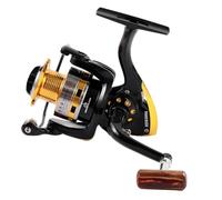 Diwa Spinning Fishing Reels for Saltwater Freshwater 1000 2000 3000 4000 5000 6000 Series Fishing Spool Left/Right Interchangeable Trout Carp Spinning Reel Light and Smooth (3000-Black)