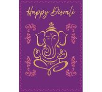 Diwali Card, Happy Diwali Ganesh - 7 x 5 inches - Regal Publishing
