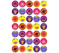 Diwali Party Pack - Edible Cupcake Toppers - Wafer or Icing - Hindu Party Themed Celebration Cake Decorations for Cupcakes, Cookies, Brownies, Muffins & More!