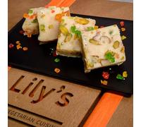 Diwali Special Lily's Tutti Frutti Barfi with Almonds & Pistachio,Traditional Mithai for Festivals & Gifting,Perfect for Celebrations with 4 piece