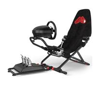 DIWANGUS Racing Simulator Cockpit with Foldable Seat Sim Racing Cockpit Steering Wheel Stand Chair Gaming Rig for Logitech G29 G920 G923 G27 G25 Thrustmaster T248X T248 T300RS T150 458
