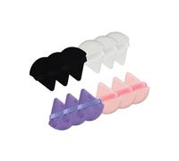 diwedaso 12 Pcs Triangle Powder Wedge Shape for Flawless Loose Powder Application Tools Velvet, Set A, 12 Pcs