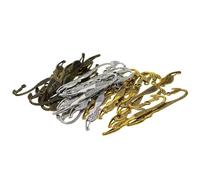 diwedaso 30Pcs Tibetan Silver Blank Beading Bookmarks Elegant Daisy Flowers Loop DIY Making Alloy for Mermaid