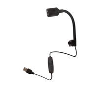 diwedaso 360 Rotation Adjustable Angle Mini Aquarium Light Clip Solutions Provide Bright Lighting for Fish Tank Environments Effortlessly Aquarium Landscape, Warm Yellow, 16.4x2.4cm