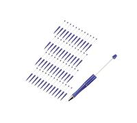 diwedaso 50x Colorful Bead Pens Ballpoint Pen Set for Office and School Multi Colored, Blue, 147x11.5mm