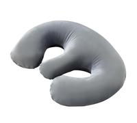 diwedaso Chest Support Pillow Memory Foam Breast Pillow Made for Comfort Ergonomically Designed for Spa and Home Massage Cushion Bolster Supplies for SPA, Gray, 26cx26.5x10cm