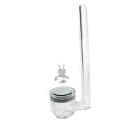 diwedaso Counter Check For Aquarium Planted Fish Tank Ensures High Density Air Circulation In Aquatic Habitat MIni Glass CO2 DiffuserIdeal For Small, Clear, 15x70mm