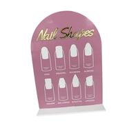 diwedaso Display Stand Manicure Enhances Visibility Of Nail Work While Being Lightweight And Easy To Move Very Convenient To Carry False Nail Tip Showing, Style B