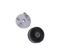 diwedaso Durable Motorcycle Drum Brake Housing Wheel Hub Precision Cast Four Studs Available With Left Right Markings Front Drum Brake Housing Wheel Hub 4 Stud, Silver+Black, 110mm Left