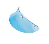 diwedaso Durable Motorcycle Helmet Visor Peak UV Sun Visor for Long-lasting Performance Open Face, Transparent Blue