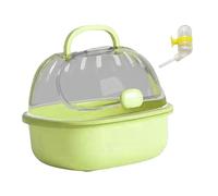 diwedaso Hamster Carrier Cage Designed For Safety Ample Space Excellent For Outdoor Adventures With Pets Allowing To Easily Pets Out And About Guinea Pig Cage, green, 20x18x16cm