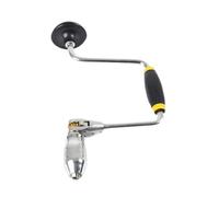 diwedaso Hand Crank Drill Carpenters Bit Brace Easy Comfortable Nonslip Handle Functional Woodworking Supply Conical Swing Bit Clip Multifunctional Woodworking, Silver, 33x18.5cm