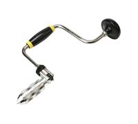 diwedaso Hand Crank Drill Carpenters Bit Brace Easy Comfortable Nonslip Handle Functional Woodworking Supply Conical Swing Bit Clip Multifunctional Woodworking, Silver, 30x17cm