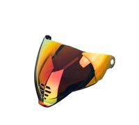 diwedaso Icon Helmet Full Face Visor Tough and Durable , Clear REVO Red