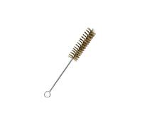 diwedaso Small Pipe Cleaning Brush Durable Brass Bristles Deep Cleaning Even In Challenging Angles And Shapes Pure Copper Wire Bristles Long Handle Tube Brush , 30x3cm