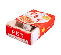diwedaso Transform Living Space With Snack Box Cat Bed As Both Cozy Cats Nest And Chic Snacks Storage Solution Snack Box Cat Nest Sleeping House Bed Complements Any Home Décor, Red, M