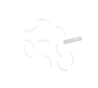 diwedaso Try On Stick Pads for False Eyelash Extensions Easy and Practical Curler Replacement