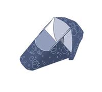 diwedaso Universal Baby Stroller Raincover Waterproof Buggy Cover for All Weather Dust Accessories, Dark Blue, 100x58x50cm