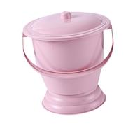 diwedaso User-Friendly Spittoon Urinal with Soft Handles Designed to Against Spills Suitable for Indoor and Outdoor Usage Chamber Pot Urine Toilets Urine , Red , 23.7x23x19cm
