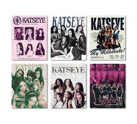 DIWSO 6 Sheets Katseye Poster, Top Idol Girl Groups Colorful Poster, Wall Hanging for Bedroom Dorm Studio, Trendy Room Decor Backdrop, 25 * 20cm