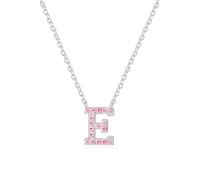 Dixbix Women Girls Initial Letter Necklaces,Initial Baseball Number Birthstone Necklace Jewelry Gifts for Women, Rhinestone, Rhinestone